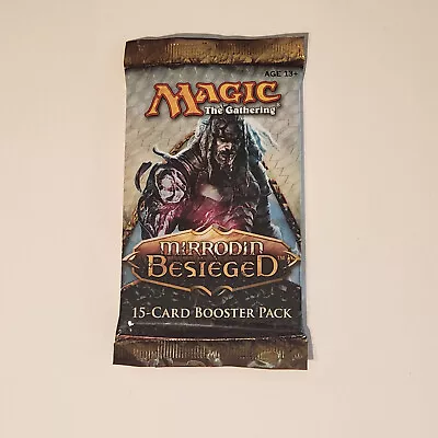 ONE Sealed Magic The Gathering Mirrodin Besieged Booster Pack 15 Cards Per Pack • $22.45