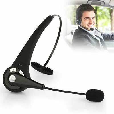 Wireless Headset Truck Driver Noise Cancelling Over-Head Bluetooth Headphones US • $16.36