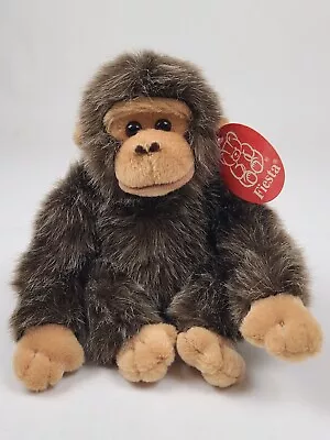 Fiesta Monkey Plush Stuffed Animal Toy 6.5  Brown Vtg 2002 Cute Little Primate • $9.59