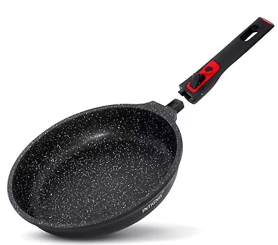 £29.99 • Buy Marble Coated Frying Pan Detachable Handle Oven Proof Heavy Duty Induction