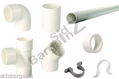 Solvent Weld Waste Fittings. A WIDE RANGE Of Pipe And Fittings WHITE OR GREY  • £4.99