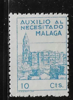 Spain    Malaga     Sofima 5    Mint Lightly Hinged   Spanish Civil War • $3