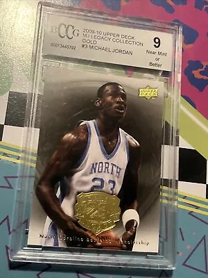 2009-10 Upper Deck Michael Jordan Legacy Collection Gold #3 BCCG 9 • $9.99