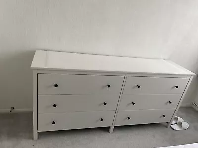 Ikea Koppang Chest 6 Drawers- White • £36