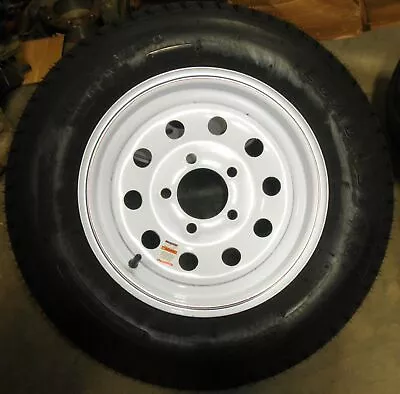 NEW 2610-01-537-6624 Trailer Wheel And Tire 13 X 4-1/2 ST175/80D13 NIB 5 X 4-1/2 • $130.36