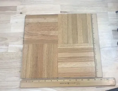 Reclaimed Parquet Hardwood Flooring Solid Oak 20 7 FINGER  6  X 6  Tongue Groove • $80