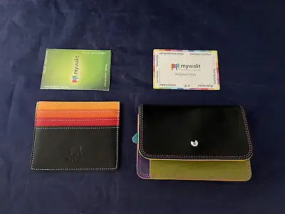 MYWALIT Genuine Leather Multicolor Wallet And Credit Card Holder - Italy • $45.95