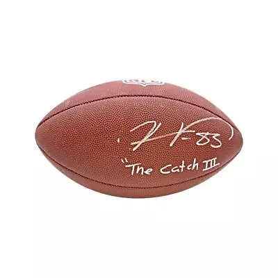 Vernon Davis San Francisco 49ers Autographed & Inscr.  The Catch III  Football • $69.99