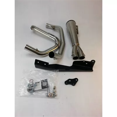 Vance & Hines Brushed Hi Output 2 Into 1 Exhaust For 2017-2022 Harley Road King* • $999.99