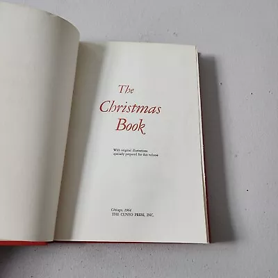 Cuneo Christmas Book John F Cuneo Red Hardcover Vintage 1964 • $6.37