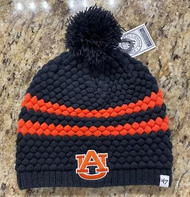 NWT NCAA Auburn Tigers Premium Kendall Beanie Women Small By '47 Brand • $14.23