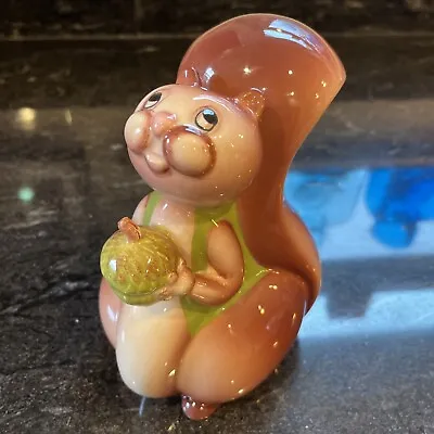 Gorham Merry Go Round Pitter Patter Ceramic NUTTY SQUIRREL Ceramic Bank • $9.95