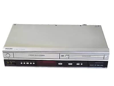 Philips DVP3050V VCR/DVD Combo Player VHS Recorder 4 Head Hi-Fi Tested No Remote • $39.99