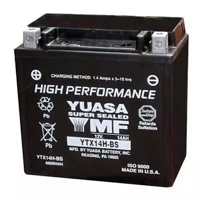 Yuasa YTX14H-BS (CP) 12V Combi-Pack High Performance MF VRLA Battery • £116.99