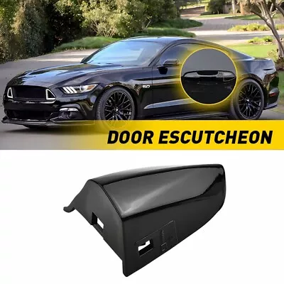 For 2015-2022 Ford Mustang Driver Door Handle Key Lock Cap Hole Cover Bezel PQ • $15.99