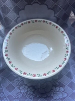 £19.99 • Buy Emma Bridgewater 13” Small Pink Roses Spongeware 1986-1989 Bowl Hand Decorated
