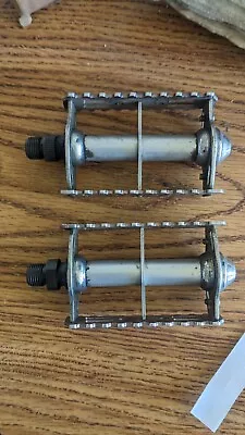 Vintage MKS KS-1 Road Bike Mountain Bike Pedals Works Well • $20