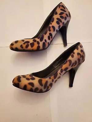 “fergalicious” Leopard Print Pumps By Fergie 3 Inch Heels Size 6m • $15