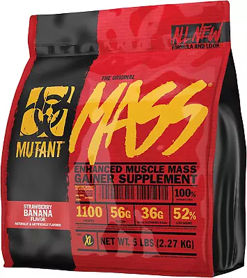 Mutant Mass Weight Gainer Protein Powder High Calorie 5 Lbs Triple Chocolate • $55.30