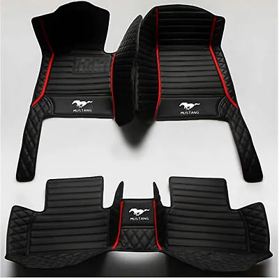 For 2015-2023 Ford Mustang Car Floor Mats Luxury Waterproof Customized Mats • $80.99