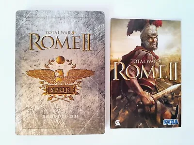 Total War Rome II 2 - Collectors Edition Metal Case 3 Discs + Manual Like New  • $27