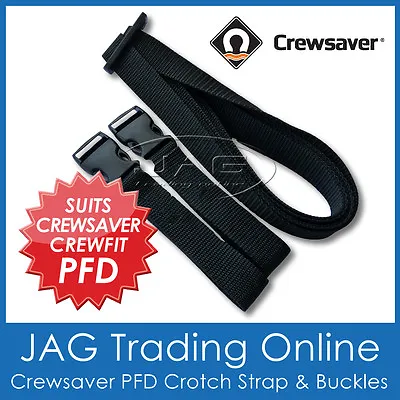 Crewsaver Pfd Life Jacket Dual Crotch Strap-crewfit Inflatable Lifejacket Crutch • $19.50