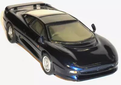 Western 1:43 Scale White Metal Model Car: JAGUAR XJ220 Met. Blue Boxed Vgc • £55