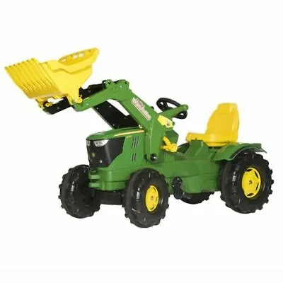 John Deere Pedal 6210R Tractor With Loader • £199.99