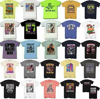 Pre-Sell Macho Man Randy Savage Wrestling Licensed T-Shirt #2 • $23.75