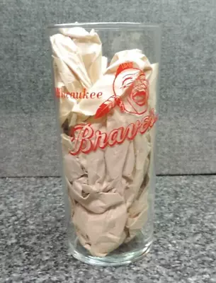 MLB Milwaukee Braves 1962 Glass Give Away Chicago Cubs Advertisement Promotional • $35