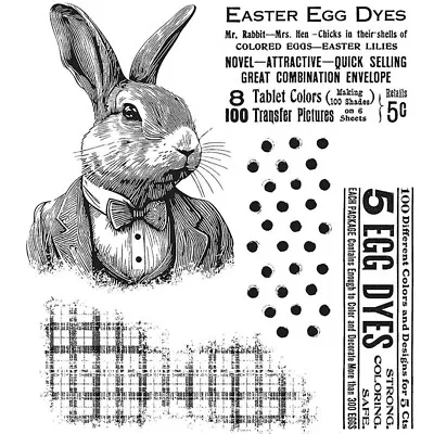 Easter Mr. Rabbit Cutting Dies Clear Stamps For DIY Scrapbooking Embossing Cards • $10.59