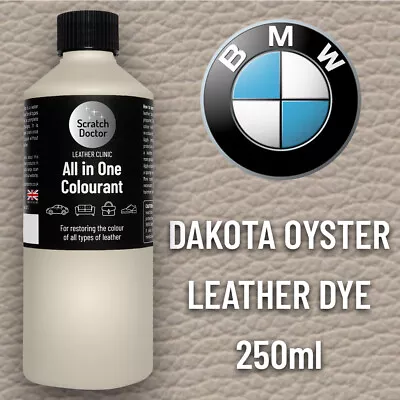 Leather Paint For BMW Car Seat DAKOTA OYSTER All In One 250ml Dye For Repairing. • £16.95