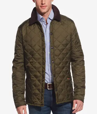 Barbour Heritage Liddesdale Quilted Jacket MSRP $ 270 In Olive 3-DAYS CLEARANCE • $145.15