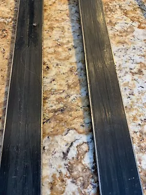 Vtg Lovett USA Mountain Touring Metal Edge  210 Cm Skis 3 Pin Bindings Poles • $89.95