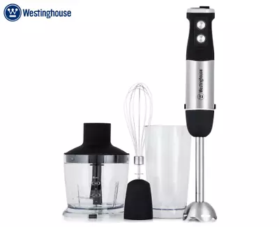 Westinghouse 800W Stick Mixer - Black/Brushed Stainless Steel WHSM02SS  • $123.52