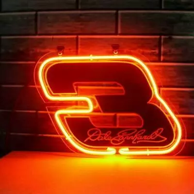 Racing Car Club #3 Garage Room Gift Acrylic Neon Sign Glass Lamp 14  • $85.49