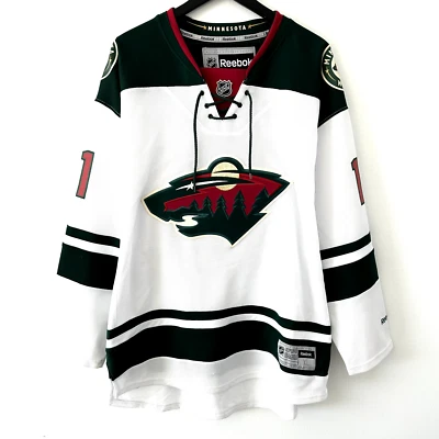 $52.95 • Buy Reebok Minnesota Wild #11 ZACH PARISE NHL Men Hockey Jersey Sz XL White Stitched