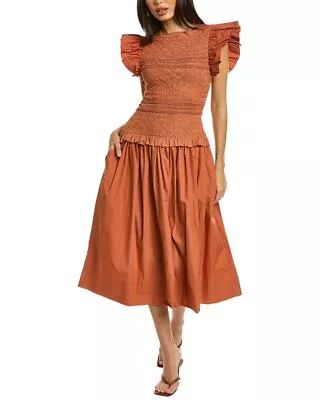 Ulla Johnson Madeline Maxi Dress Women's Orange 6 • $149.99