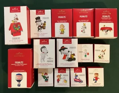 Hallmark Keepsake Peanuts Ornaments MIB $4 & Up - You Pick • £24.11