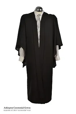 Graduation Gown Bachelors University Adult Fluted  Academic Robe Masters BA MA • £29.99