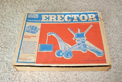 Vintage Gabriel/Gilbert Motorized Erector Set - Moon Rover -Not Certain Complete • $18