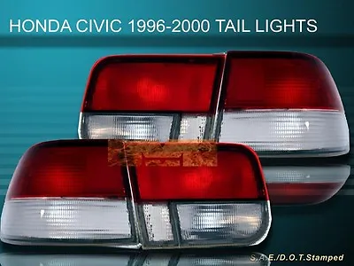 Fit For 96-99 00 HONDA CIVIC LX/EX/SI 2D/2DR RC OEM TAIL LIGHTS • $80.99