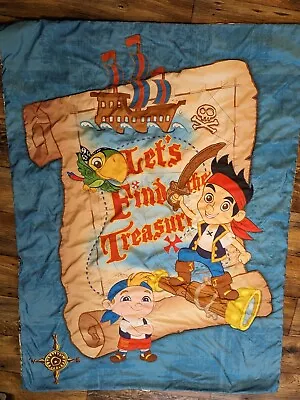 Captain Jake And The Neverland Pirates Comforter Blanket 38x53 One Flaw • £13.14