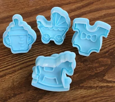 £10.50 • Buy Fondant Cake Decorating Sugarcraft Plunger Cookie Biscuit 4pcs