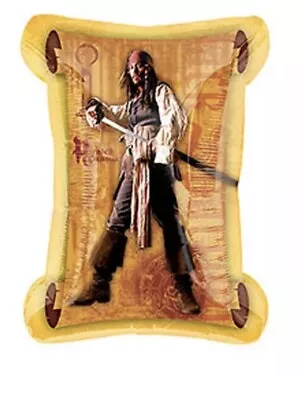 (2)Pirates Of The Caribbean 34  Mylar Foil Balloon Super ShapeParty Decoration • $10.99