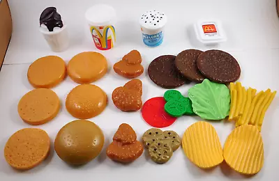 Mostly CDI McDonalds Play Food Lot Incl Sweet N Sour Sauce McFlurry Ice Cream • $25