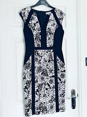 Marks & Spencer Per Una Black/white Dress Size 12 Worn Once • £8