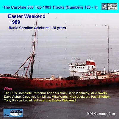 Pirate Radio Caroline 558 The 25th Birthday Listen In Your Car • £8.99