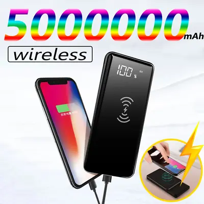 £19.99 • Buy Power Bank 5000000mAh Portable Charger External Mobile Phone Fast Battery 2USB