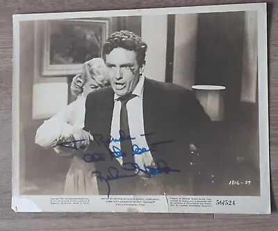 Robert Stack Autographed Signed Written On The Wind Media Publicity 8x10 Photo • $24.99